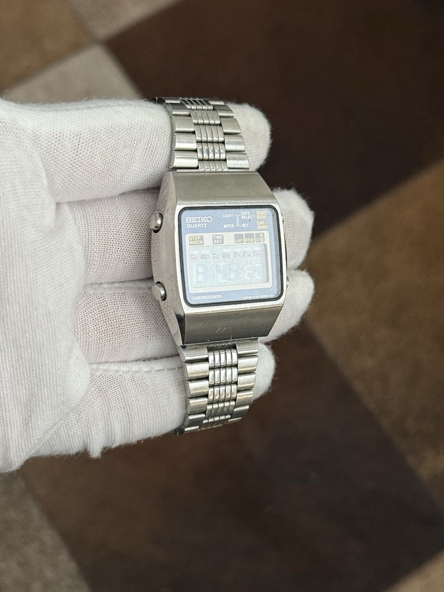 空*人様 ジャンク品　3本　SEIKO フリークエンシー　A129-5000 ベ Rare Vintage Seiko A129-5000 Men's Digital Chronograph Sports