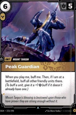 Riftbound OGN223 - Peak Guardian - Uncommon - Origins