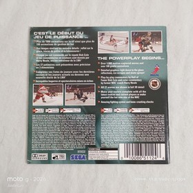 NHL 2K **MANUAL ONLY** (Sega Dreamcast, 2000) **FRENCH** (No English) BRAND NEW
