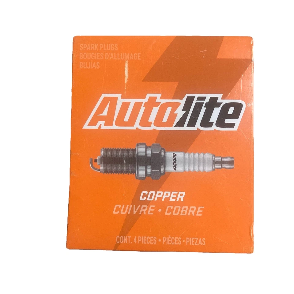 Juego de 4 nuevas bujías de resistencia de cobre Autolite 386 para Checker Marathon 1964 Foto 2 de 4