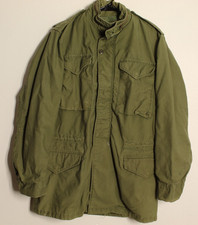 VTG US ARMY Military Vietnam Cold Weather M65 Field OG-107 Medium Jacket SCOVILL