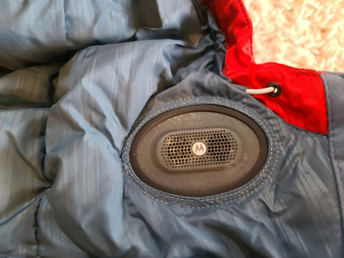 Burton Motorola Audex Puffer 80% Daunenjacke kleine Lautsprecher/Bluetooth funktioniert - Bild 5 von 12