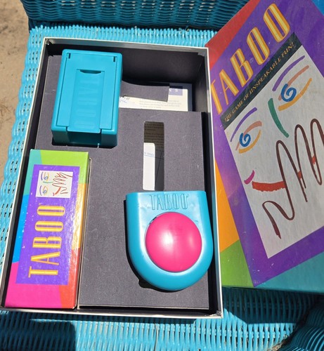 Vintage 1989 TABOO By Milton Bradley Board Game - Picture 4 of 4