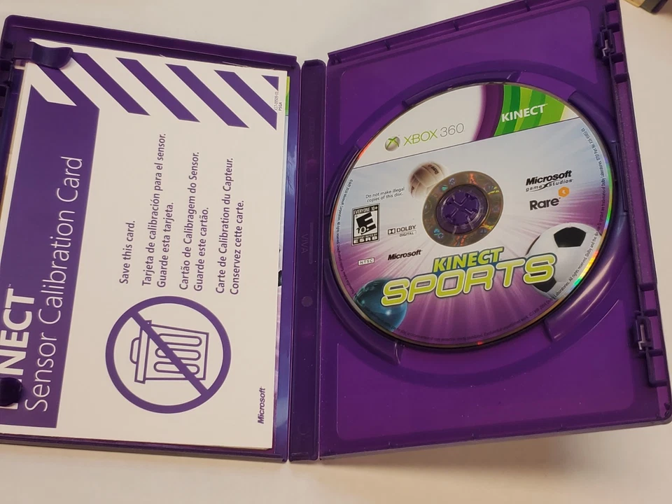 Kinect Sensor And 7 Xbox 360 Kinect Games - All Tested And Working - Image 4 of 4