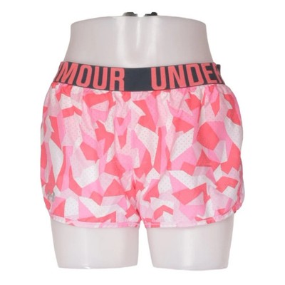 Under Armour, Sportshorts, Größe: S/M, heatgear, Pink/Rot/Weiß, Polyester #jHK