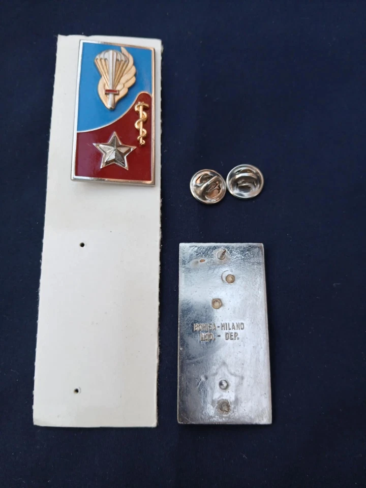 Mostrine militari Paracadutisti Ufficiale Medico Bo.Mi.Sa. - Immagine 2 di 2