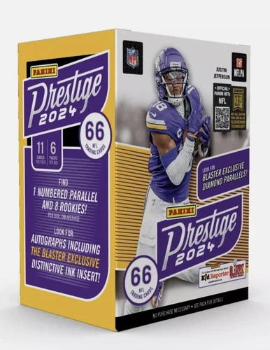 2024 Panini Prestige NFL Fooball Factory Sealed Blaster Box New*