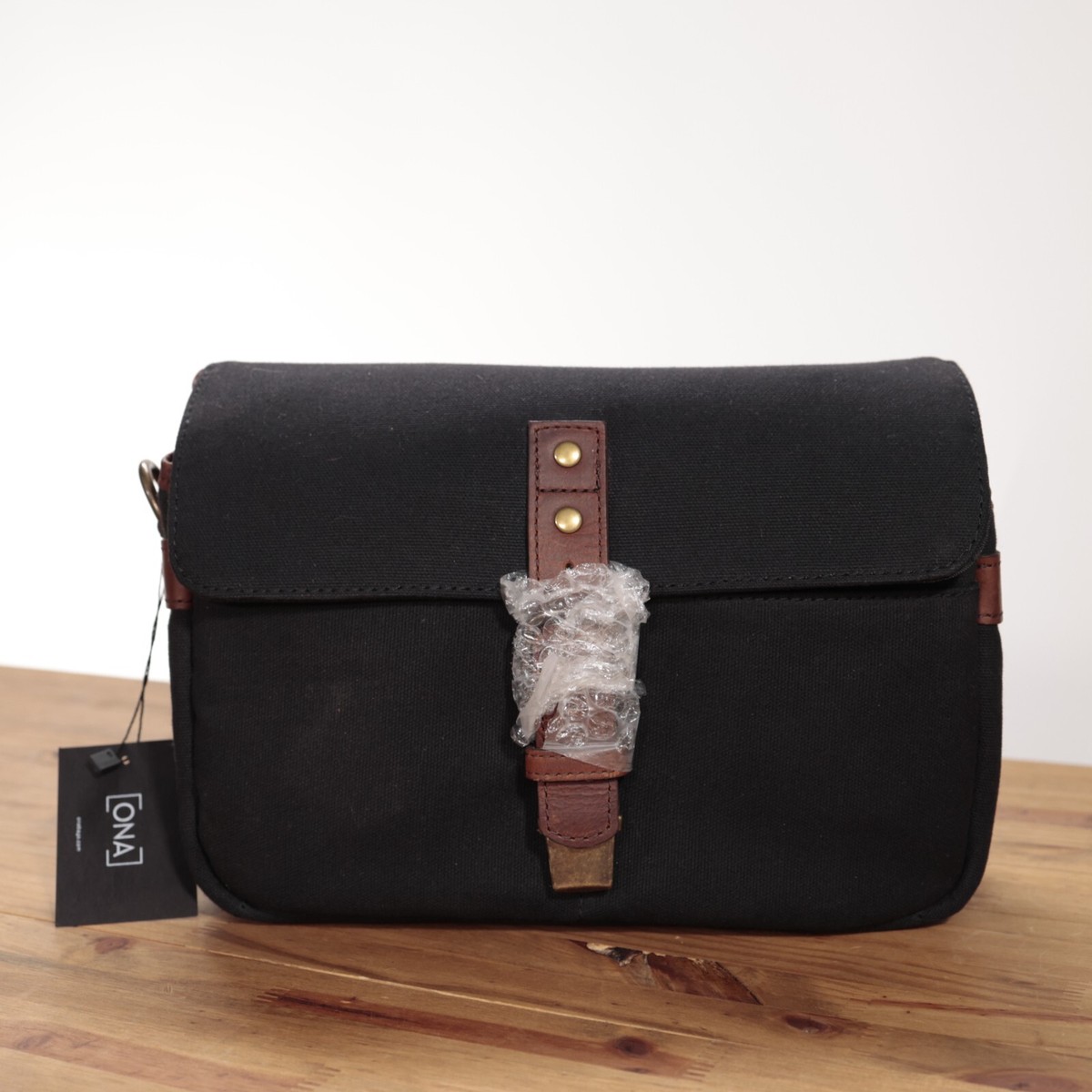 Ona Bowery Messenger Camera Bag, Black Waxed Canvas - Brand Ona Bowery Messenger Camera Bag, Black Waxed Canvas - Brand