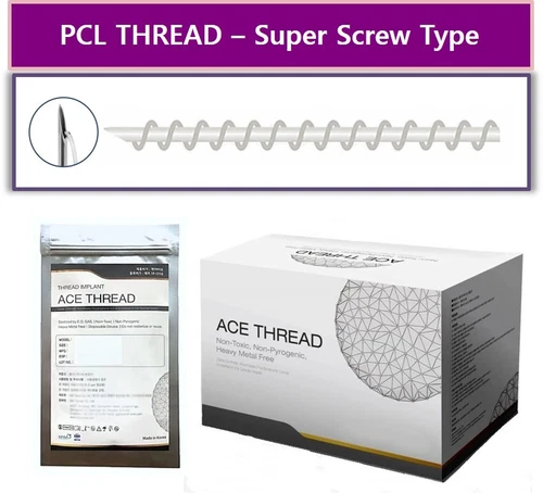 ACE PCL Threads Lift /Face and Body / Korea- Super Screw Type / Sharp (30pcs)