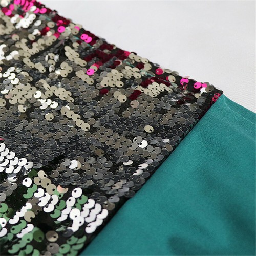 Sequins Women African Two Piece Long Sleeve Tops Pants Lady Outfits Set Fashion - 第 26/26 張圖片