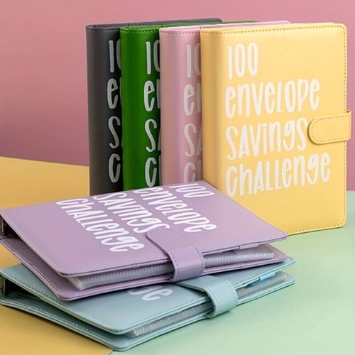 100 Envelope Challenge Budget Planner, $5,050 Money Saving Cash Challenge Book📚 - Picture 3 of 14