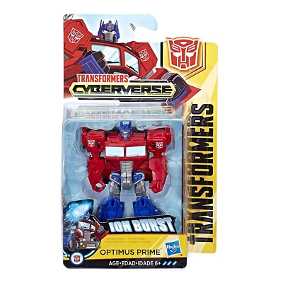 Transformers Cyberverse Action Attackers: Set 2 Personaggi Optimus Prime E Starscream, 13,5 Cm, Trasformazione Con Attacco