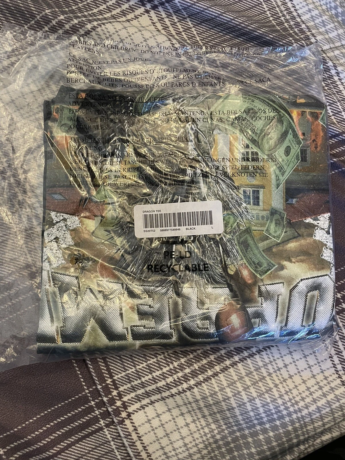 Tee shirt Supreme Dragon Large 