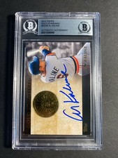 AL KALINE Signed 2012 Topps Gold Standard Auto Beckett BAS Slabbed Tigers