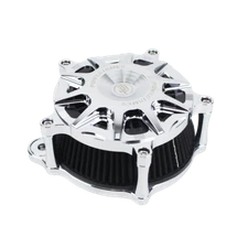 Chrome Air Filter Intake Cleaner for Harley FXDLS 16-17 Softail 08-16 Touring 