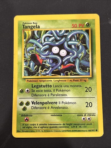 Tangela — Base Set (1st Edition,Shadowless)