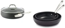 All-Clad HA1 Hard Anodized Nonstick PFOA Free 4-qt Saute Pan & 8 and 10-Inch Fry