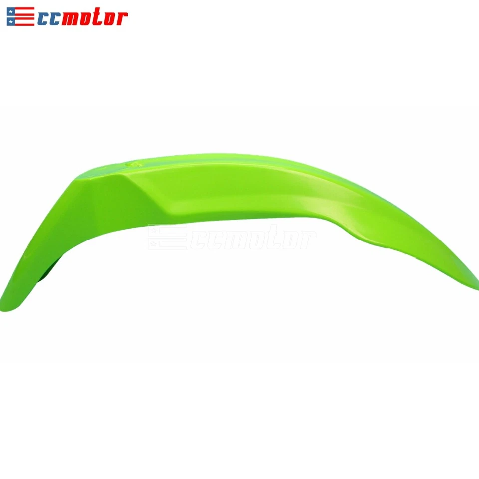 Guardabarros delantero para moto de cross Kawasaki KLX110 KLX125 KLX140L KLX250R Enduro Foto 3 de 4