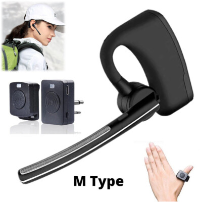Bluetooth Walkie Talkie Earphone Headset Wireless For Motorola