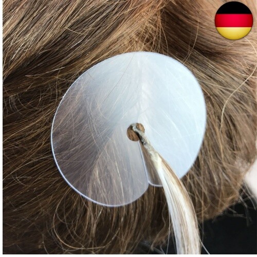 Hermosisimo 6 Schablonen für Haarverlängerung mit Extensions - Bild 2 von 3