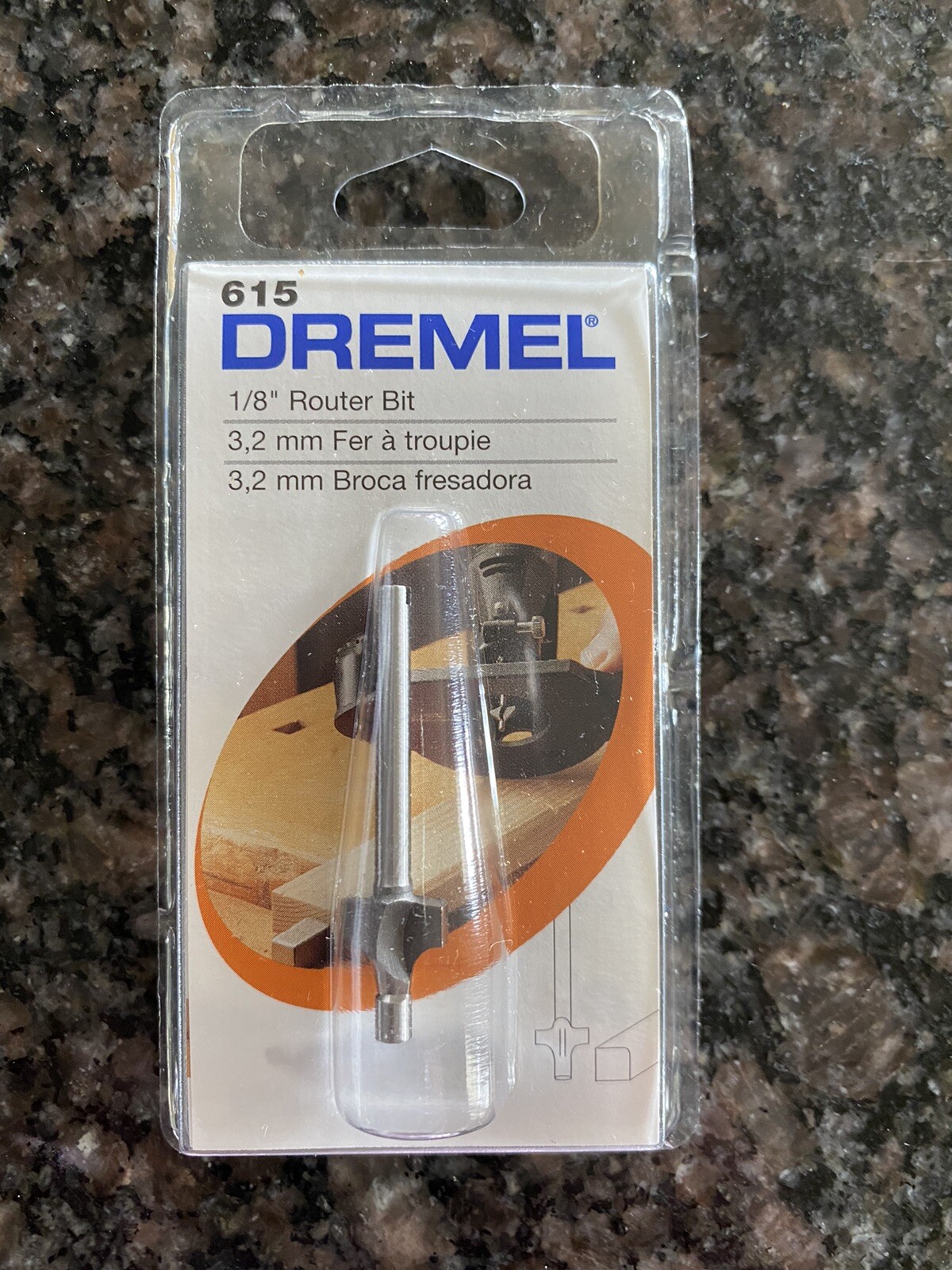 New Dremel 615 Router Bit - 1/8 Inch Shank