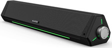 Bluetooth Soundbar Speakers - HiFi Stereo for PC, Laptop, Tablet, USB Powered