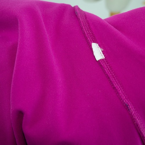 LULULEMON Yoga Women's Pink Full-Zip Hooded Jumper High Neck Black Size M - Picture 7 of 8