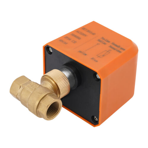 3/8" Motorized Ball Valve N/C, Two-Way, 2-wire Normally Closed, Brass - Picture 12 of 18