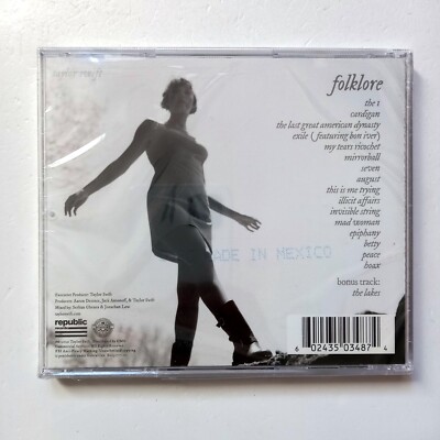 TAYLOR SWIFT – FOLKLORE (2020) CD SEALED DELUXE EDITION MADE IN