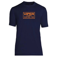 Viper Surfing Fins Short-Sleeve Rashguard-NV/OR-L
