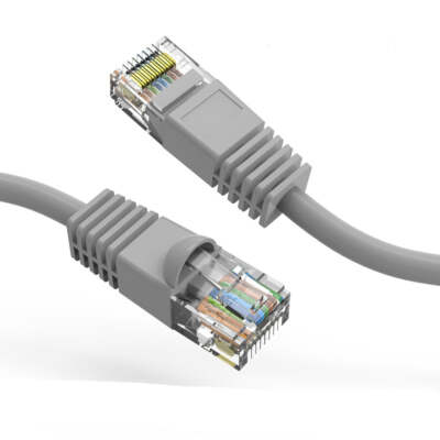 7Ft CAT6 UTP Ethernet Network Booted Cable Gray