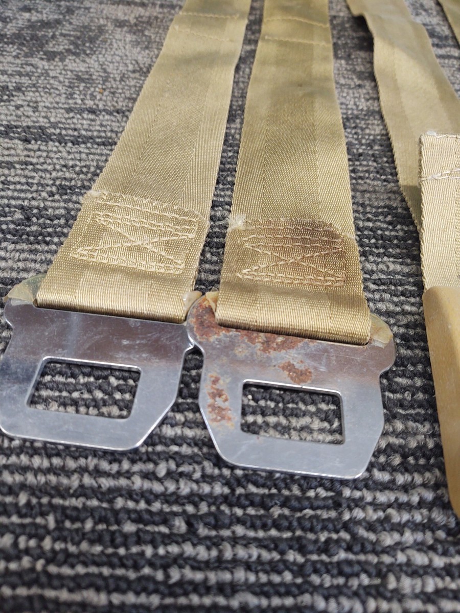 1970 Chevelle Seat Belts GOLD 3910 (5) 442 Cutlass GTO