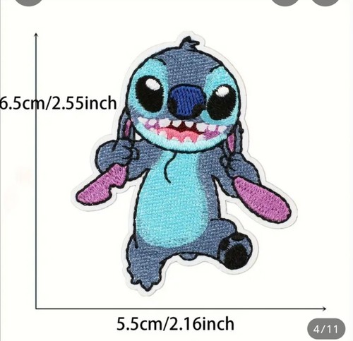 Assorted Lilo and Stitch Angel Scrump (Unofficial) Iron-On Embroidered Patches - Picture 18 of 18