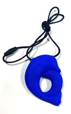 Lil Jumbl Baby Teether Mommy and Baby Dolphin Pendant PT009 Blue