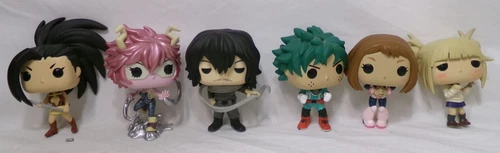 Funko Pop My Hero Academia Loose Lot Momo Deku Aizawa Toga Mina Ochaco