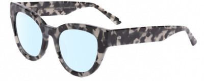 SITO SHADES SOUL FUSION Womens Round Blue Light Glasses Black Grey Tortoise 51mm