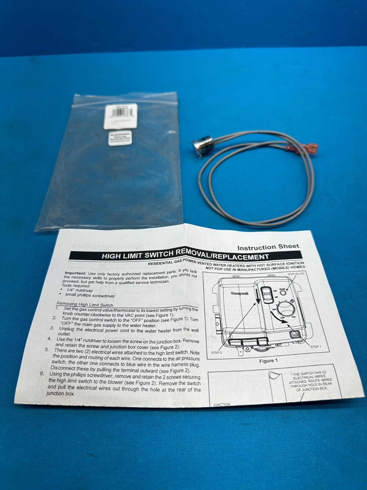 A.O. Smith Lochinvar Hi-Limit Switch 100210102 For ATI-510-N Water Heater –  St. John's Institute (Hua Ming)