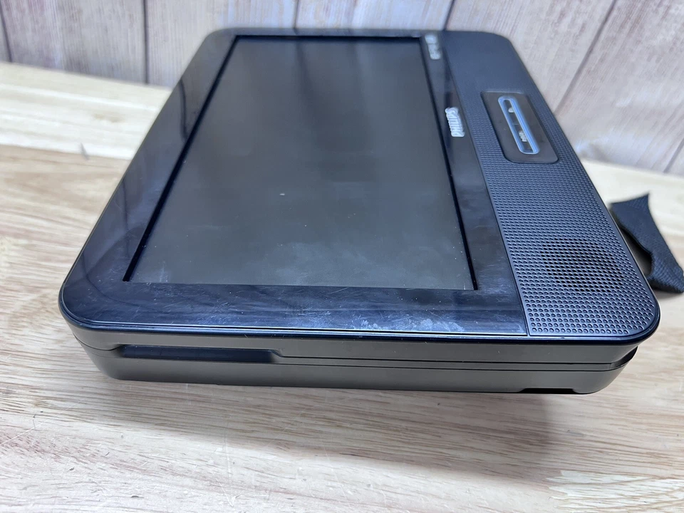 Reproductor de DVD portátil Phillips para coche PD9012/17 probado funciona alimentación de pared solo LEER Foto 3 de 4