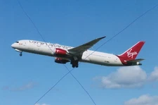 CIVIL AIRCRAFT PHOTO PLANE PHOTOGRAH VIRGIN ATLANTIC PICTURE G-VBEL BOEING 787.