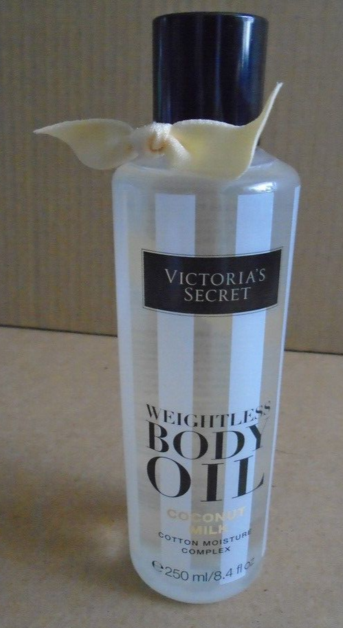 Victoria's Secret Weightless Body Oil COCONUT OIL Cotton Moisture