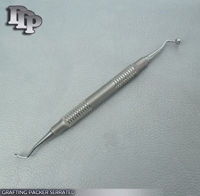 Surginstruments Grafting Packer - 3 X 6 Mm Serrated Tips, German Grade Stainless Steel 2 thumbnail image