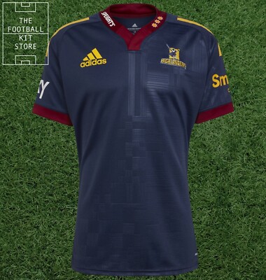 Highlanders Heimtrikot - Offizielles Adidas Super Rugby Shirt - alle Größen