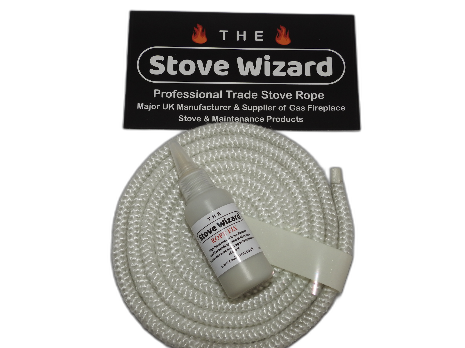 Stove Seal Rope Wood Burning Doors Flue Pipe Multi Fuel Log Coal