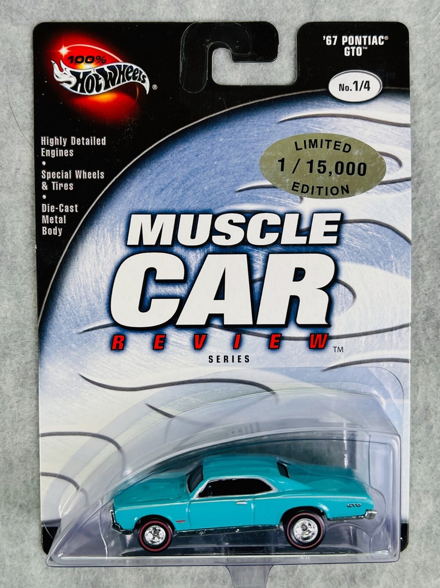 🇺🇸Hot Wheels 67 1967 Pontiac GTO Muscle Car Review w/RRs 1