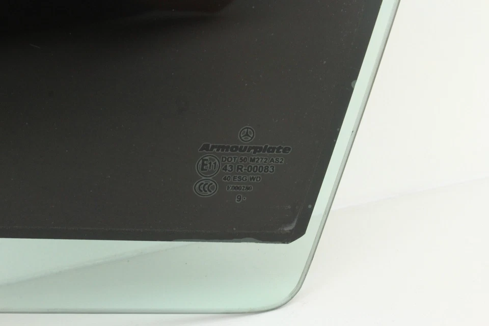 08-14 Mercedes Benz C300 C350 LH Puerta Trasera Izquierda Ventana Vidrio Fabricante de Equipo Original Foto 3 de 4