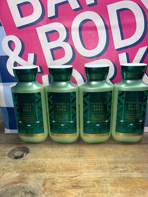 4 Bath & Body Works VANILLA BEAN NOEL Daily Nourishing Body Lotion 8 ounces