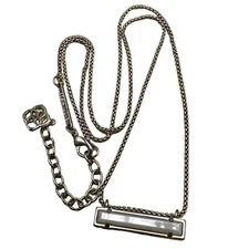 Designer Kendra Scott Pearl Silver Tone 17 - 19 Inch Necklace