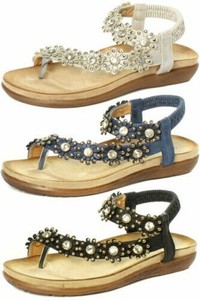 New Cipriata Salva Womens Toe Post Sling Back Sandals ALL SIZES AND COLOURS