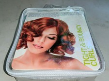NEW CONAIR 36 BRUSH ROLLERS Tight  Bouncy  Curls Pinkish Purple, Green, Yellow