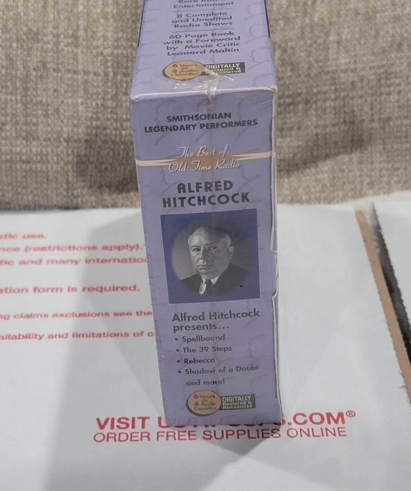Alfred Hitchcock Smithsonian Legendary Performers Old Time Radio Cassette Set - Image 4 of 4